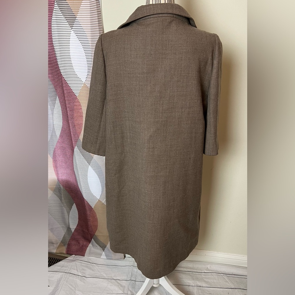 Ann Taylor Wool Coat Dress Sz Large  Career - Picture 4 of 6